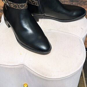 Calvin Klein Black Ankle Boots for Women